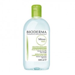 Вода, Bioderma (Биодерма) 500 мл + 500 мл Себиум H2O очищающая для жирной кожи